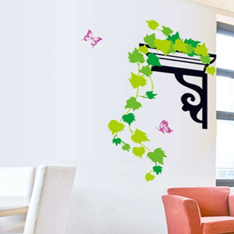 1pc Waterproof Double Sided Wall Sticker Removable Wall Decor Paster Decor