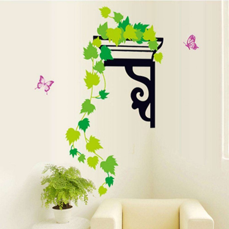 1pc Waterproof Double Sided Wall Sticker Removable Wall Decor Paster Decor