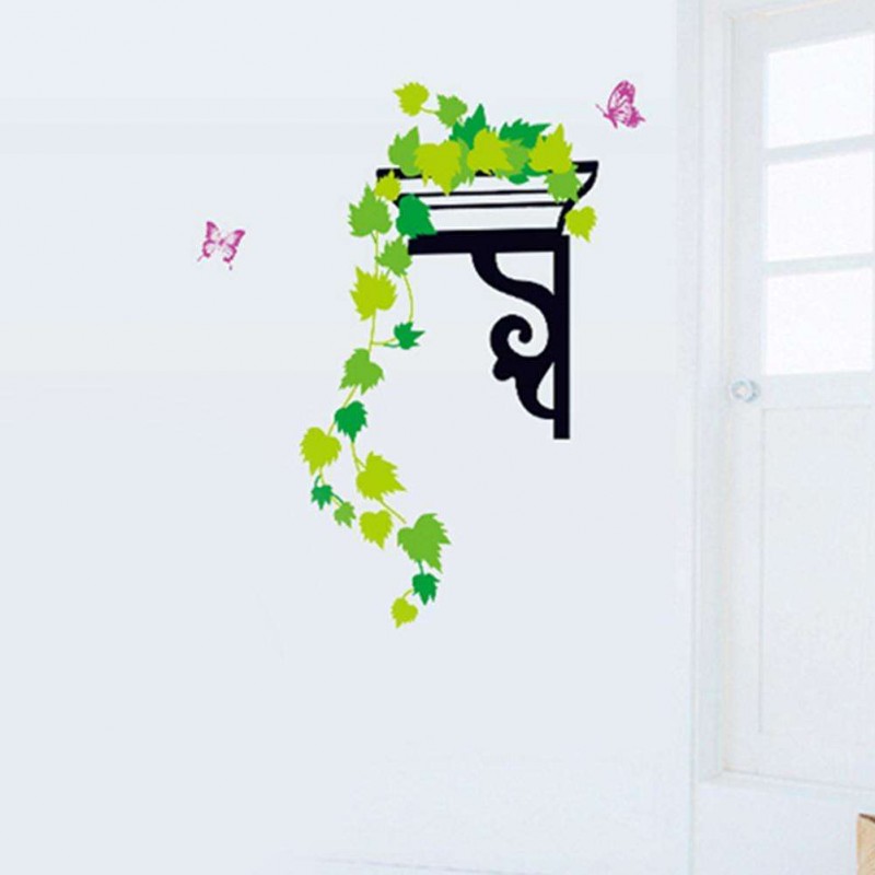 1pc Waterproof Double Sided Wall Sticker Removable Wall Decor Paster Decor