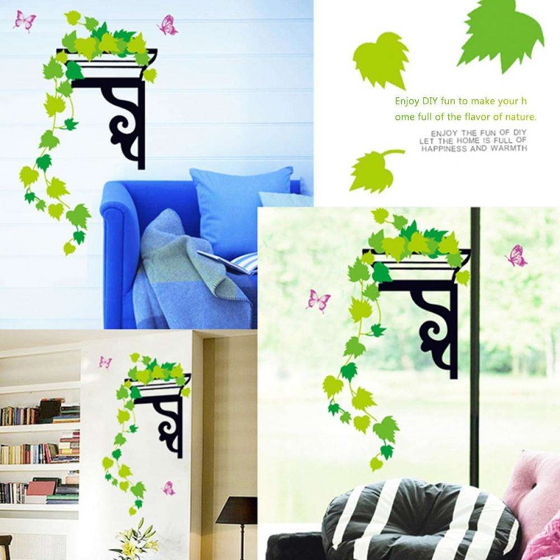 1pc Waterproof Double Sided Wall Sticker Removable Wall Decor Paster Decor