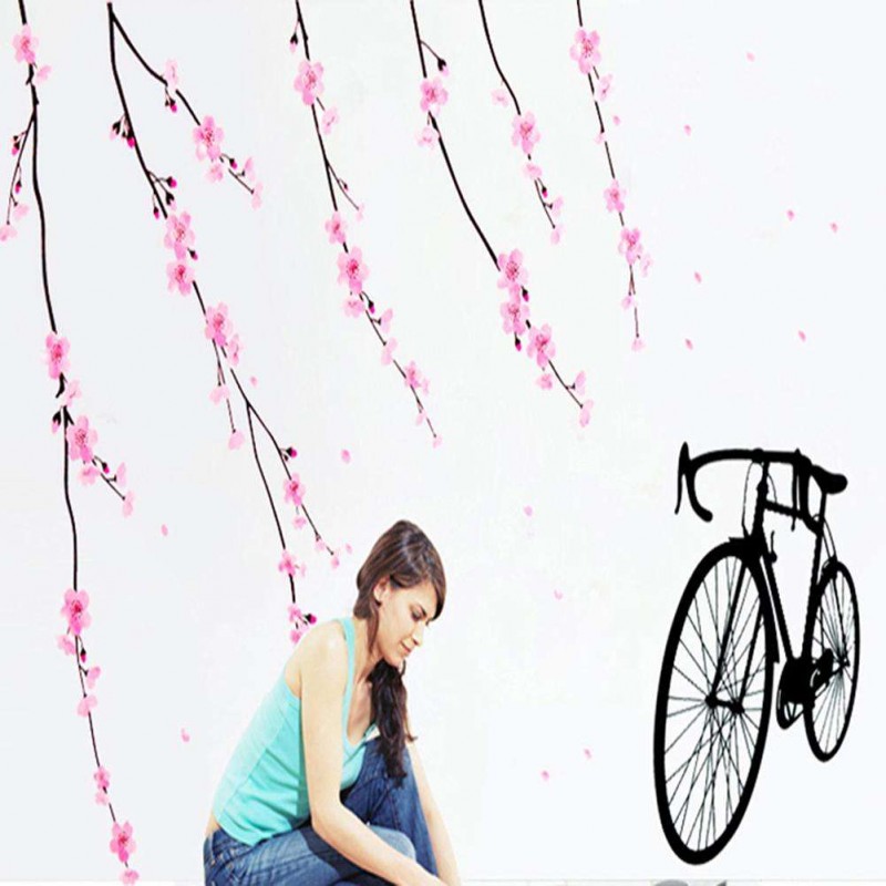 1pc PVC Waterproof Wall Sticker Double Sided Visual Wall Paster Home Decor