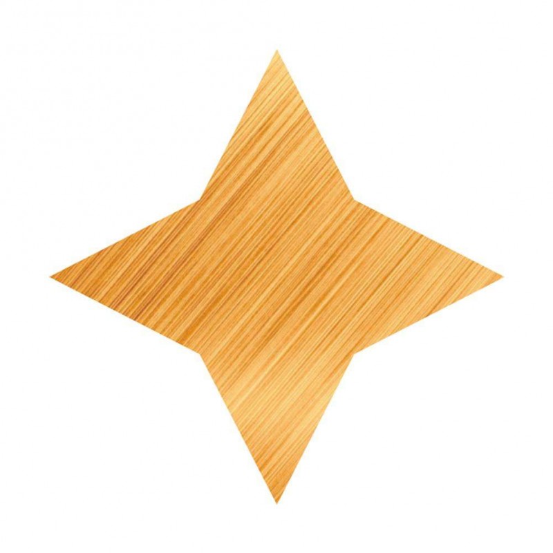 10pcs/set Star Waterproof 3D DIY Self-adhesive Tile Wall Stickers (Gold)