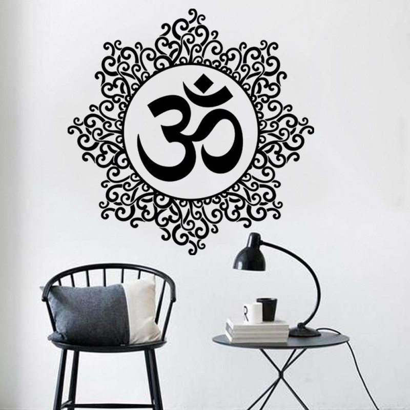 Removable Waterproof Round Number PVC Wall Stickers House Living Room Decal