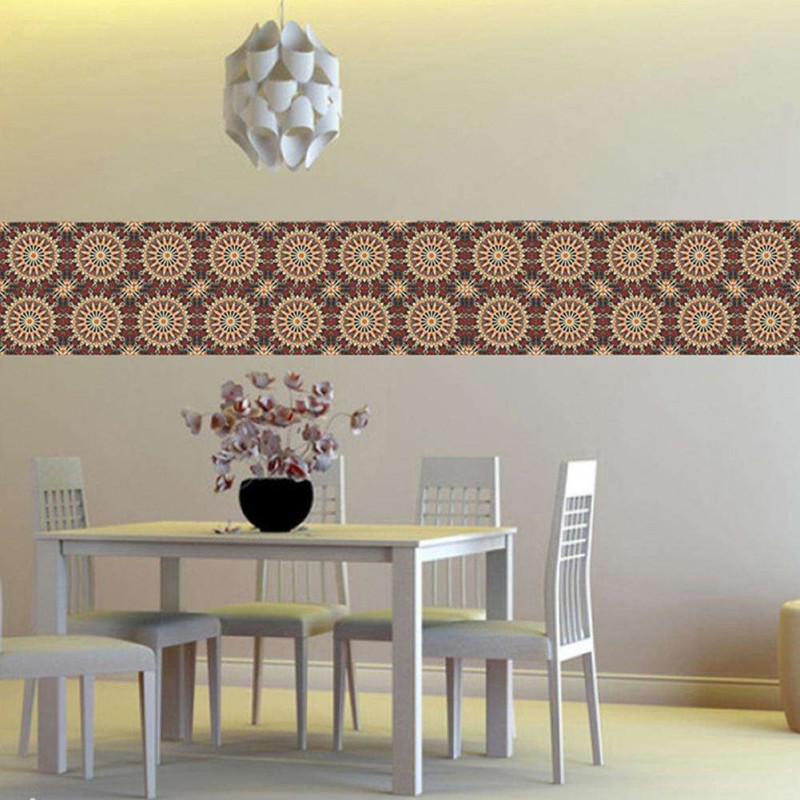 5pcs/set DIY 3D Waterproof Oil Proof PVC Self Adhesive Tile Wall Stickers