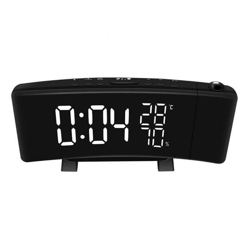 Projection Alarm Clock Digital Color LED FM Radio Alarm Projection Clock