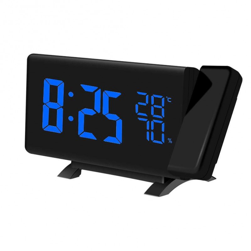 Projection Alarm Clock Digital Color LED FM Radio Alarm Projection Clock