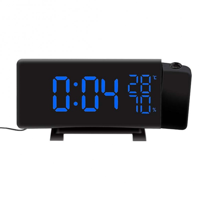 Projection Alarm Clock Digital Color LED FM Radio Alarm Projection Clock