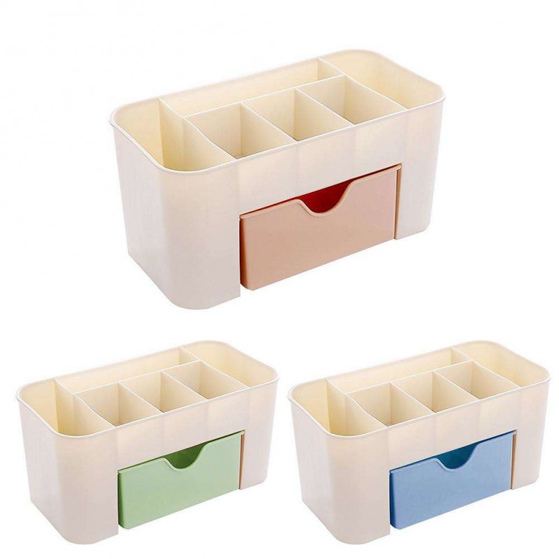 Makeup Storage Box Jewelry Drawer Organizer Cosmetics Plastic Boxes Case