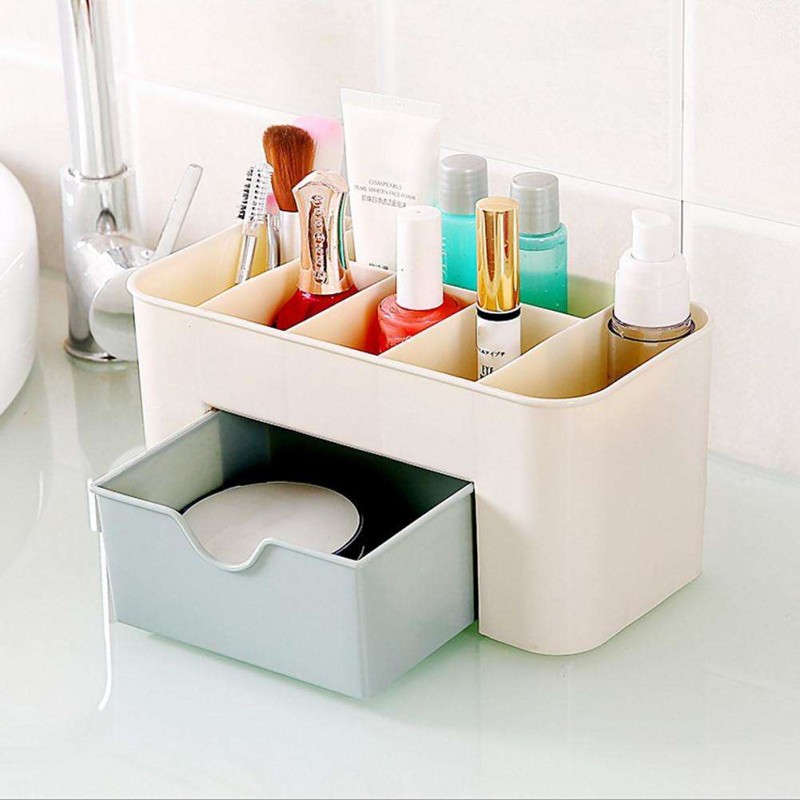 Makeup Storage Box Jewelry Drawer Organizer Cosmetics Plastic Boxes Case