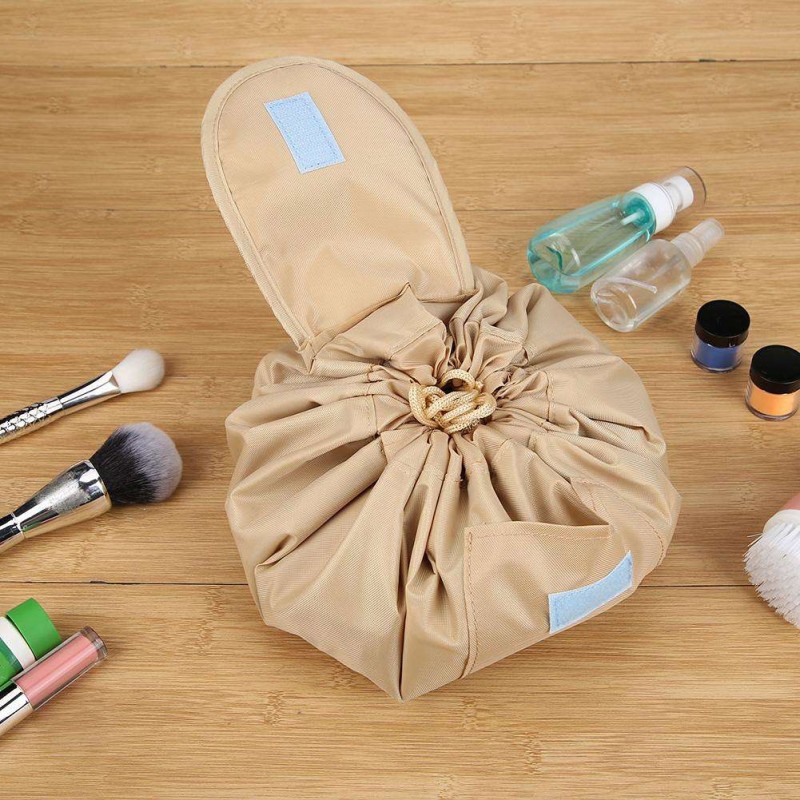 Portable Travel Korea Drawstring Bulk Storage Cosmetics Makeup Bag Pouch