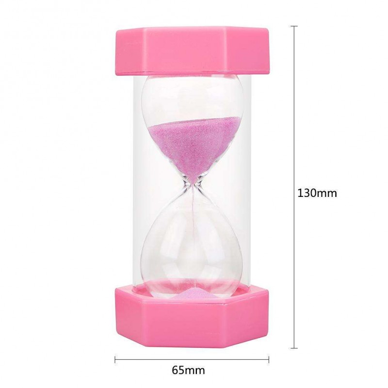 15min Hexagonal Hourglass Kids Toy Sandglass Sand Clock Timer Gift Ornament