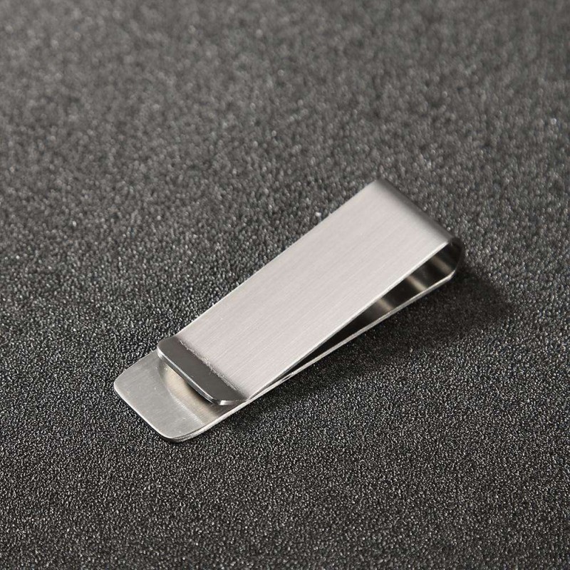 Stainless Steel Metal Money Clips Holder Card Cash Wallet Ultrathin Clamp