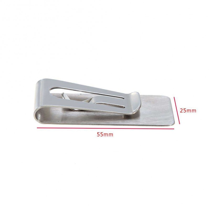 Stainless Steel Metal Money Clips Card Cash Wallet Pocket Clamp Holder