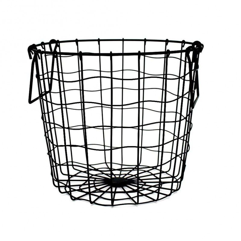 Nordic Style Iron Art Storage Basket Hou...